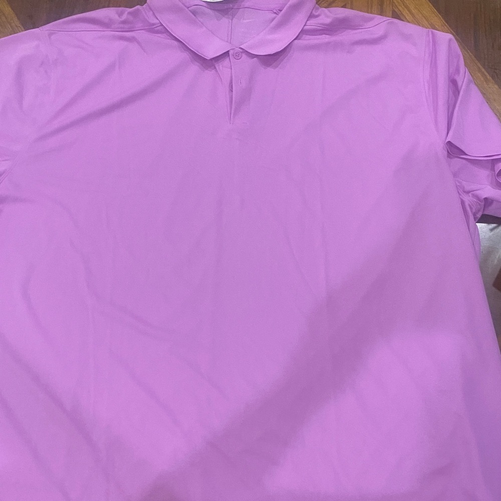 Nike Men's Polo Shirt in Lilac Purple